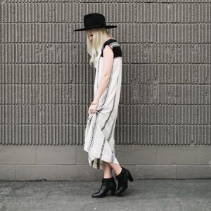 Ace & Jig black and white dress